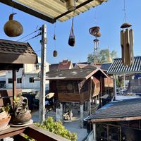 View from the upstairs window   at Aum in Chiang Mai
