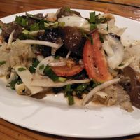 Mushroom salad at Aum in Chiang Mai