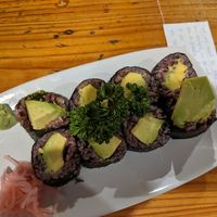 Avocado maki at Aum in Chiang Mai