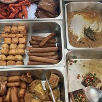 Veggie meats  at Num Heng Vegetarian in Hat Yai