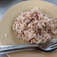 Brown rice. Always nice to have a place with option like this at Num Heng Vegetarian in Hat Yai