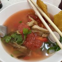 Yentafo soup was 9.5/19  at Num Heng Vegetarian in Hat Yai