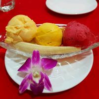 Banana split   at Five Star J Restaurant in Pattaya
