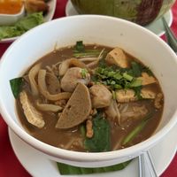 Spicy soup noodles   at Five Star J Restaurant in Pattaya