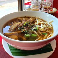 Soy Duck Noodle Soup at Five Star J Restaurant in Pattaya
