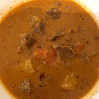Massaman shiitake curry  at Five Star J Restaurant in Pattaya