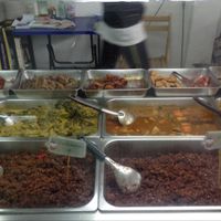 buffet at Hesan Vegetarian in Phuket