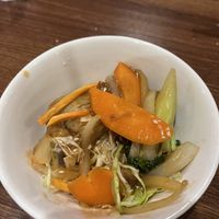 Honey soy chicken and vegetables 🥦- scrumptious!!!   at Utopia Vegan in Dickson