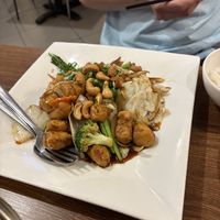 Chicken cashew nut  at Utopia Vegan in Dickson