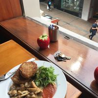 Tofu Hash Mushrooms at Raw Power Cafe in Auckland