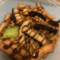 “Something fishy” noodles  at Welcome Chinese Vegetarian Cafe in Christchurch