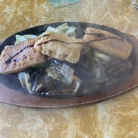 Lemon eggplant and tofu  at Welcome Chinese Vegetarian Cafe in Christchurch