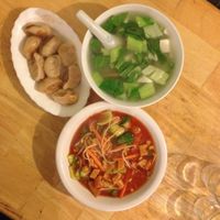 Food at Welcome Chinese at Welcome Chinese Vegetarian Cafe in Christchurch