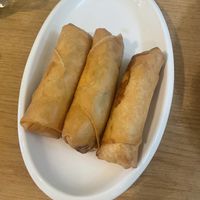 Spring rolls  at Welcome Chinese Vegetarian Cafe in Christchurch