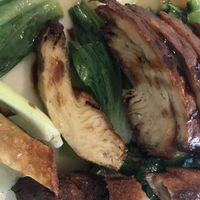 vegan duck dish. very very good at Welcome Chinese Vegetarian Cafe in Christchurch