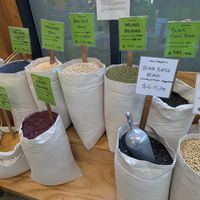 beans/pulses at Piko Wholefoods Co-operative in Christchurch