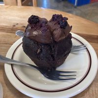 Gluten free, vegan muffin. Not tasty   at Taste Nature in Dunedin