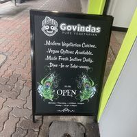 Note the change in closing times.  at Govinda's - CBD in Brisbane