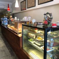 At entrance at Govinda's - CBD in Brisbane