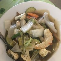 Prawn vegetables   at Tian Ran in Mermaid Beach