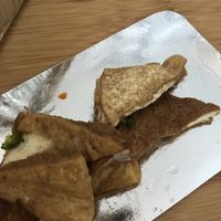 Bland tofu - supposedly fried  at Vegetarian Delight in Adelaide