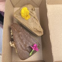 Raw vegan tiramisu   at Cardamom Pod in Byron Bay