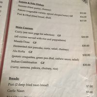 Menu page 3 at Wolf & Lamb Vegan in Nimbin