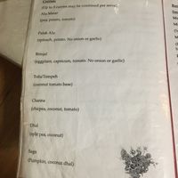 Menu page 4 at Wolf & Lamb Vegan in Nimbin