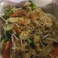 Combination stirfry glass noodle: good subtle taste but too many beanshoots  at An Lac Vegan in Cabramatta