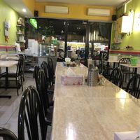 Inside facing the door from the back at An Lac Vegan in Cabramatta