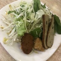 Soy fish vermicelli it's amazing. Little spicy  at An Lac Vegan in Cabramatta