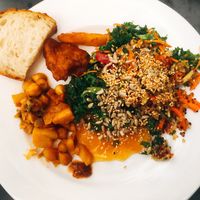 My second round. at Govinda's in Darlinghurst