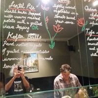 Menu at Govinda's in Darlinghurst