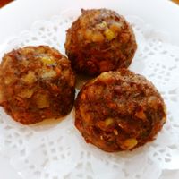 taro 'meat' balls at Green Gourmet in Newtown