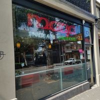 outside at Maya Vegetarian Chat House in Surry Hills