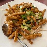 Salt and pepper tofu at Mother Chu's Vegetarian Kitchen in Sydney