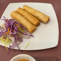 Spring rolls at Mother Chu's Vegetarian Kitchen in Sydney
