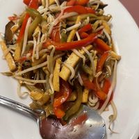 Shiitake mushroom and tofu  at Mother Chu's Vegetarian Kitchen in Sydney