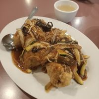 Stuffed eggplant at Mother Chu's Vegetarian Kitchen in Sydney