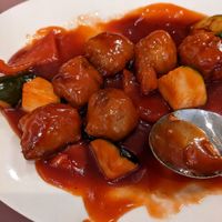 Sweet & sour dish at Mother Chu's Vegetarian Kitchen in Sydney