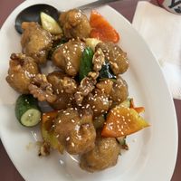 Fried gluten dish  at Mother Chu's Vegetarian Kitchen in Sydney