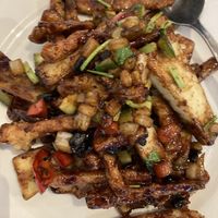 Eggplant & gluten  at Mother Chu's Vegetarian Kitchen in Sydney