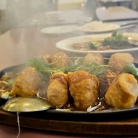 Stuffed lotus root at Mother Chu's Vegetarian Kitchen in Sydney
