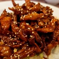 Crispy gluten at Mother Chu's Vegetarian Kitchen in Sydney