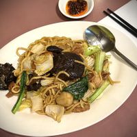 Lo han stir fry noodles  at Mother Chu's Vegetarian Kitchen in Sydney