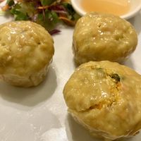 Dim sim (a bit too sweet, too much carrot)  at Mother Chu's Vegetarian Kitchen in Sydney