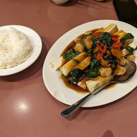 Steamed eggplant and soy nuggets at Mother Chu's Vegetarian Kitchen in Sydney