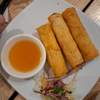Spring rolls at Mother Chu's Vegetarian Kitchen in Sydney