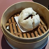 Steamed BBQ bun at Mother Chu's Vegetarian Kitchen in Sydney