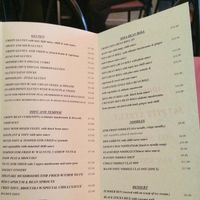 menu 2 at Mother Chu's Vegetarian Kitchen in Sydney